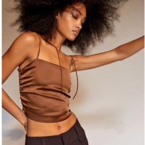 Urban Outfitters Silky Bella Tie-Shoulder Cami